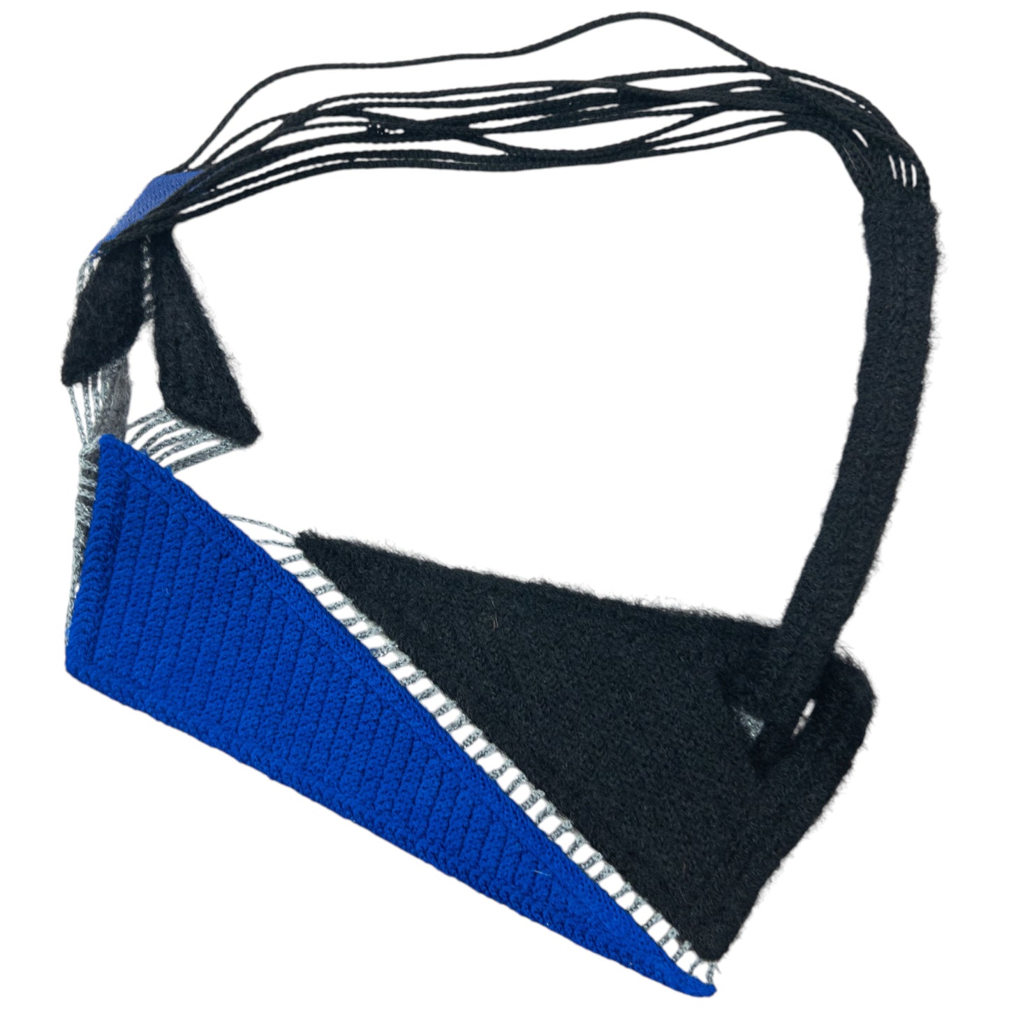 Vintage 2000s Issey Miyake Wool Collar Necklace