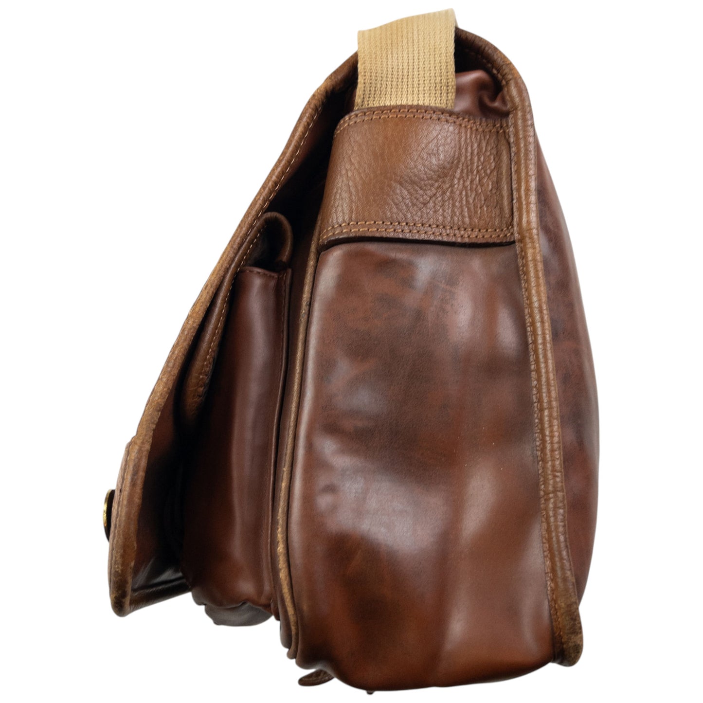 Vintage CP Company Leather Messenger Crossbody Bag