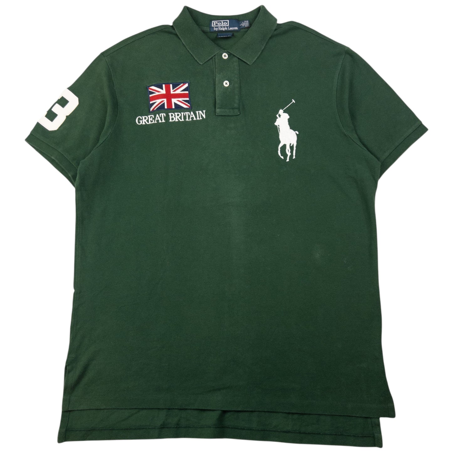Vintage Polo Ralph Lauren Great Britain Polo Shirt Size L