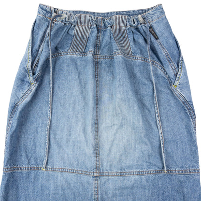 Vintage 2000s Armani Jeans Denim Maxi Skirt Womens Size M