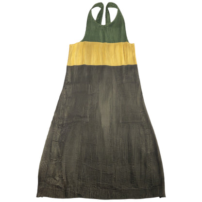Vintage 90s Issey Miyake Pleated Dress Womens Size M