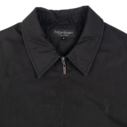 Vintage YSL Yves Saint Laurent Padded Zip Up Jacket Size XL
