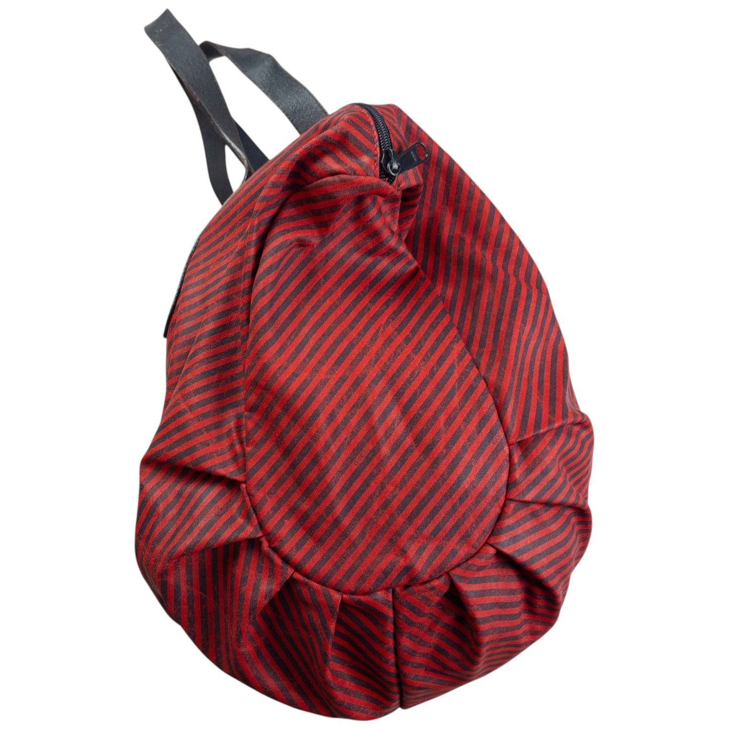 Vintage Gucci Striped Shoulder Bag & Matching Pouch