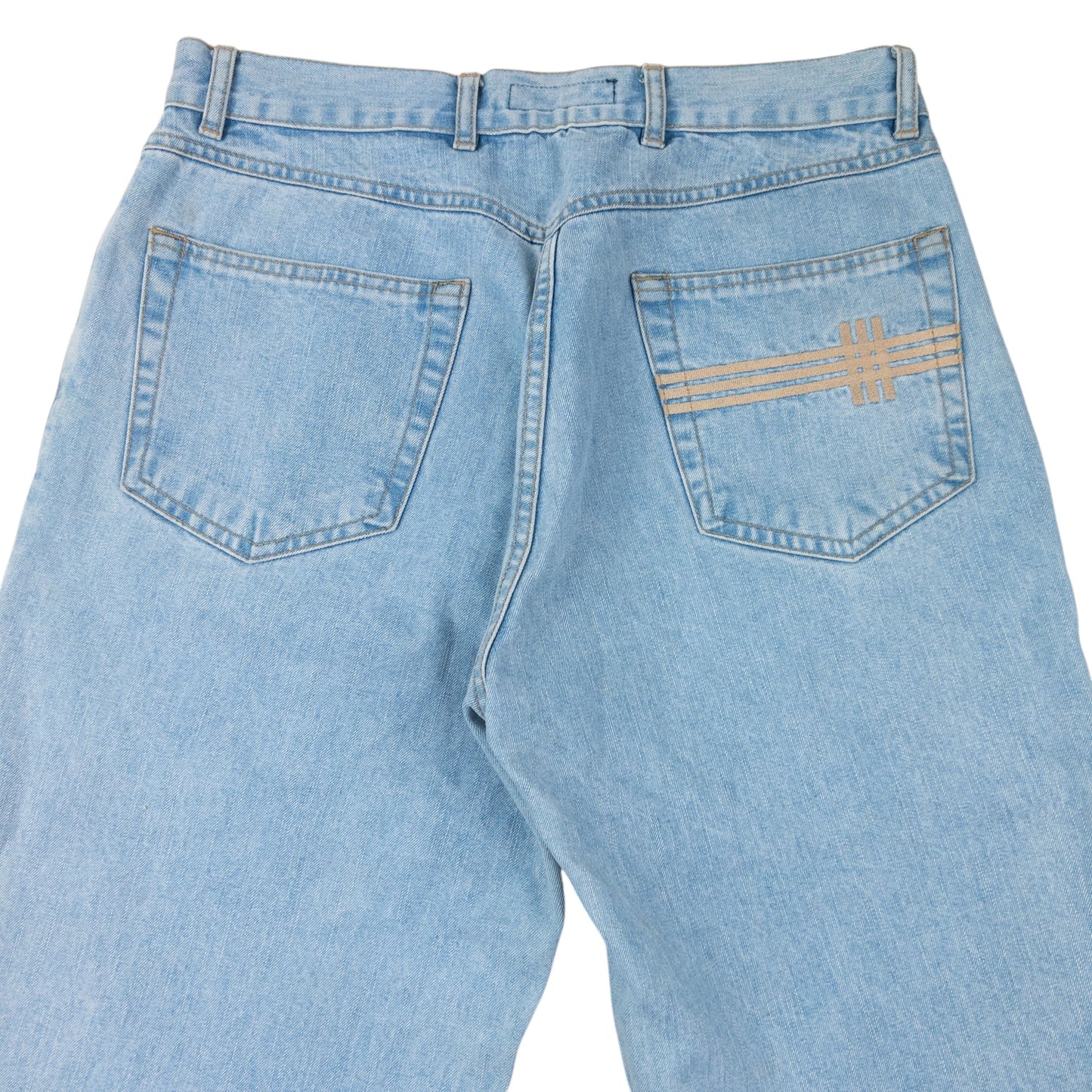 Vintage 2000s Burberry Embroidered Denim Jeans Size W29