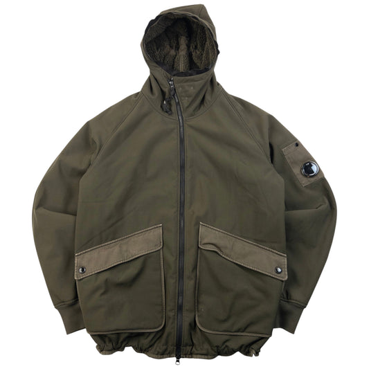 CP Company Fleece Lined Shell Jacket Size L