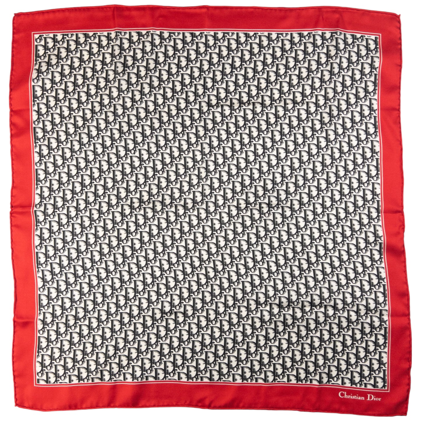 Vintage Dior Monogram Silk Scarf