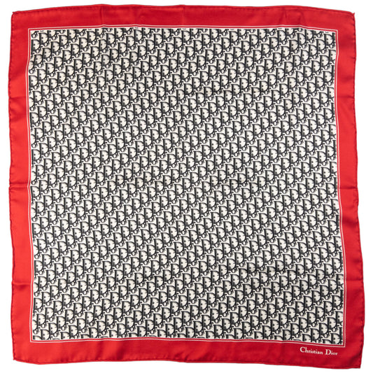 Vintage Dior Monogram Silk Scarf