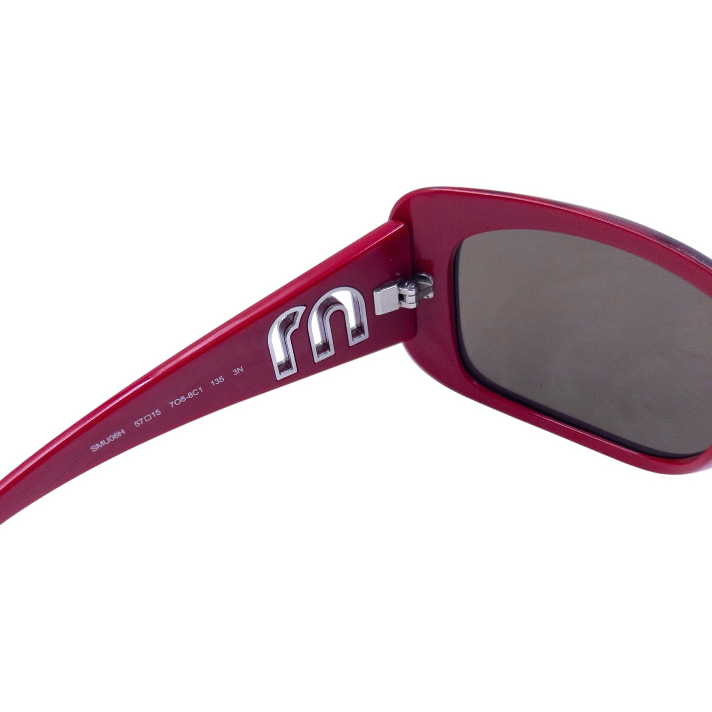 Vintage 2000s Miu Miu Cut-Out Tortoise Shell Sunglasses