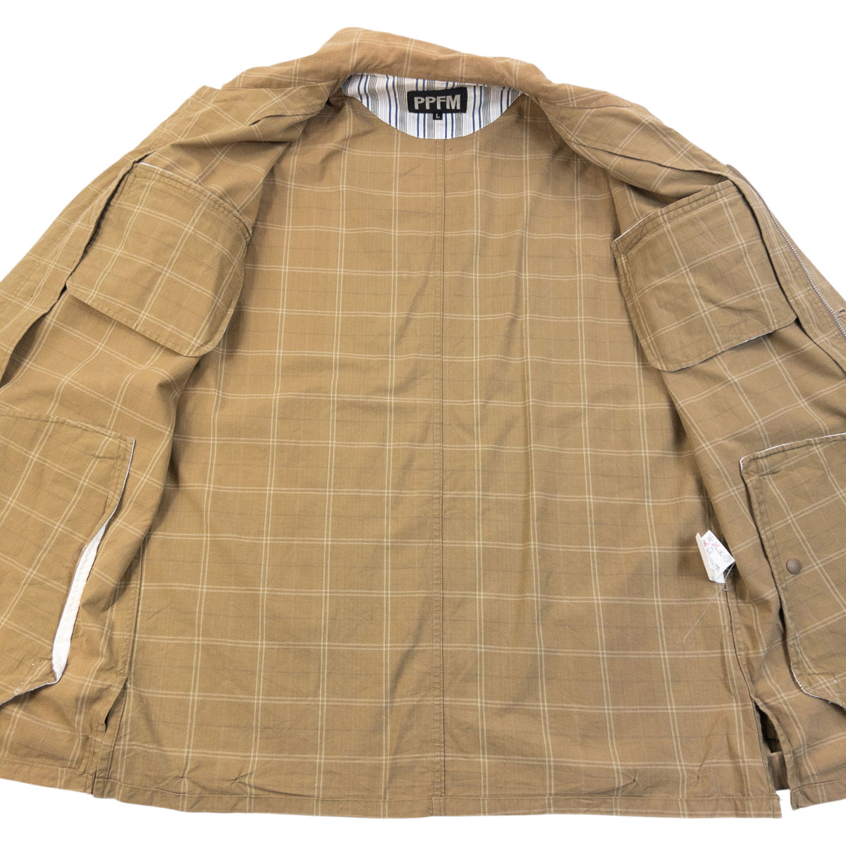 Vintage 2000s PPFM Checkered Zip Up Jacket Size M