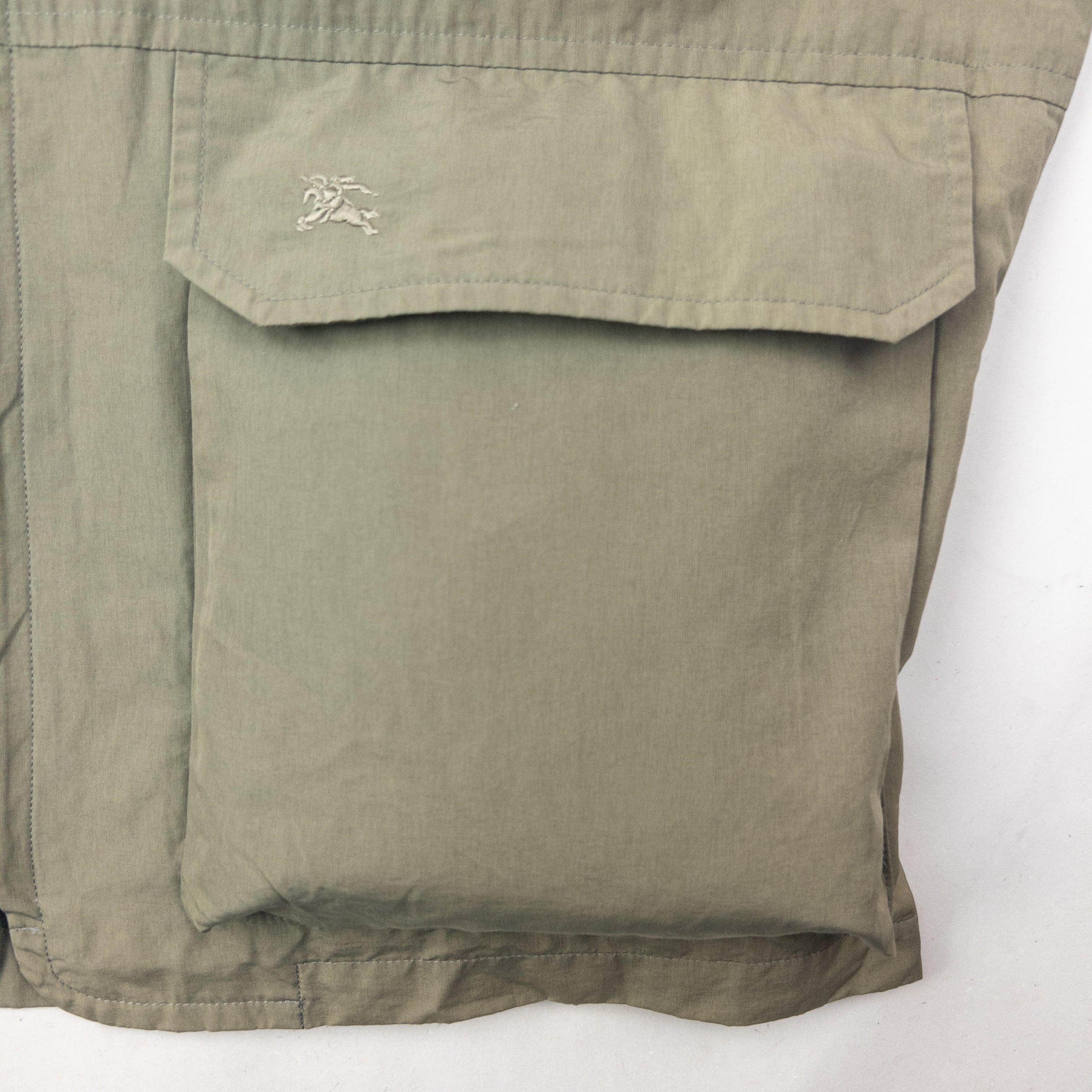 Vintage 2000s Burberry Lightweight Cargo Vest Gilet Size S