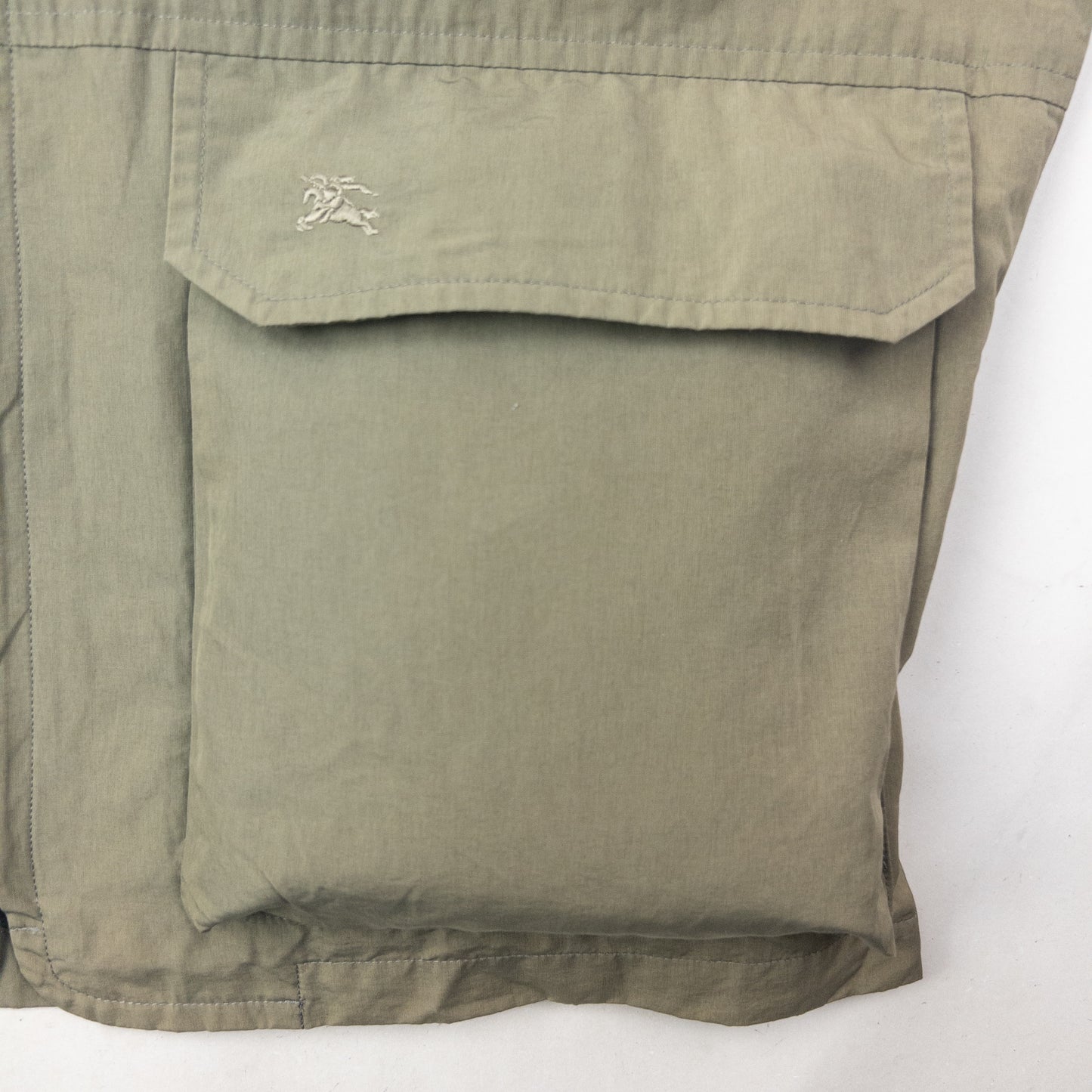 Vintage 2000s Burberry Lightweight Cargo Vest Gilet Size S