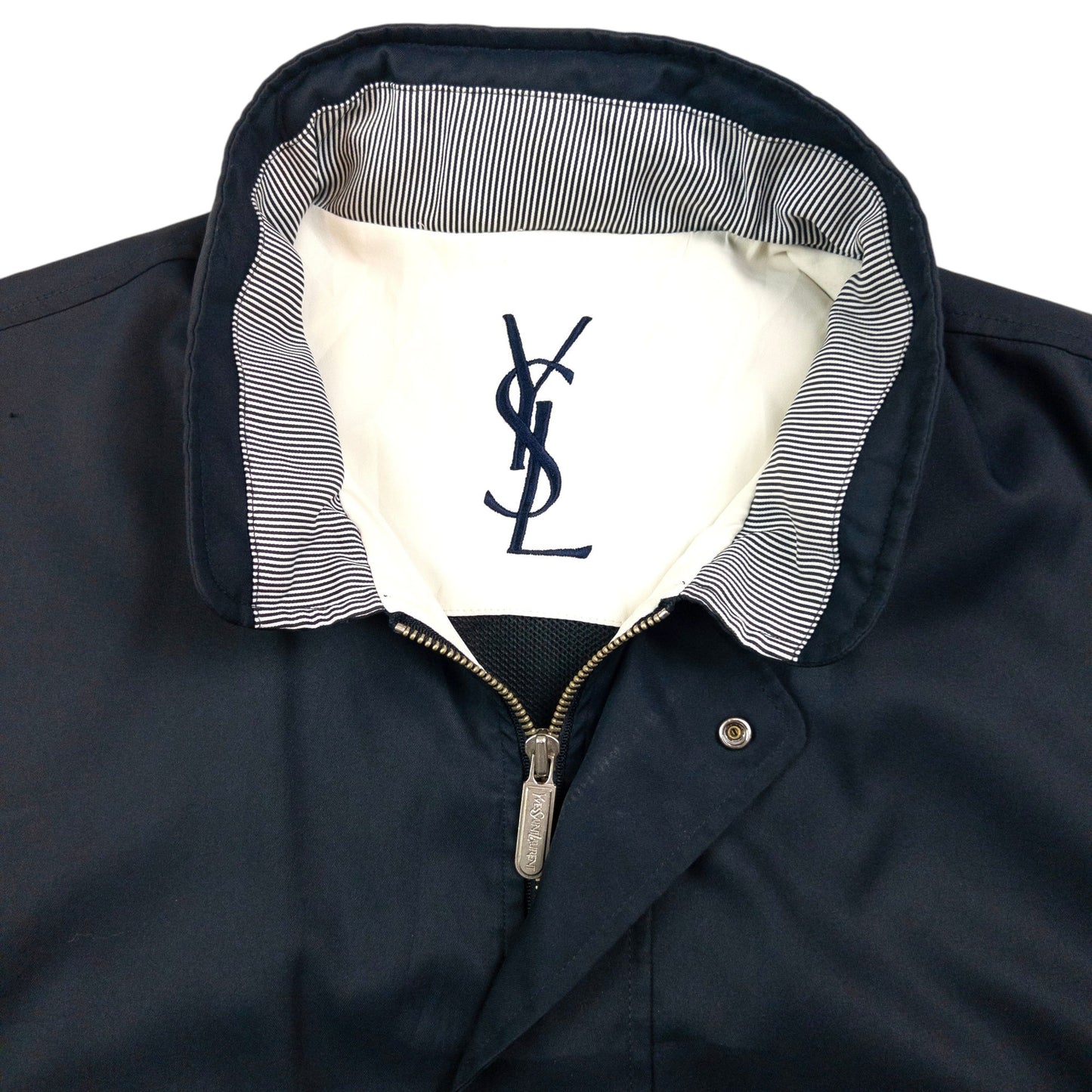 Vintage YSL Yves Saint Laurent Zip Up Jacket Size XL