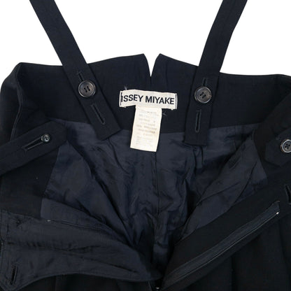 Vintage 90s Issey Miyake Button Suspender Trousers Size W25