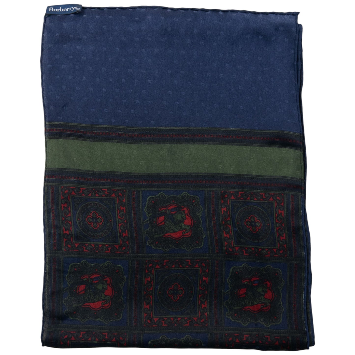 Vintage 80s Burberry Silk Scarf