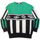 Vintage 90s Versace V2 Pattern Jumper Size S