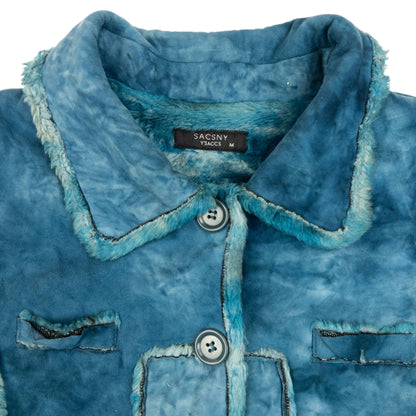 Vintage 90s Y'Saccs By Yohji Yamamoto Shearling Jacket Womens Size M