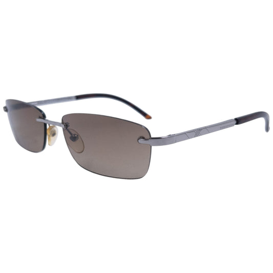 Vintage Burberry Nova Check Rimless Sunglasses