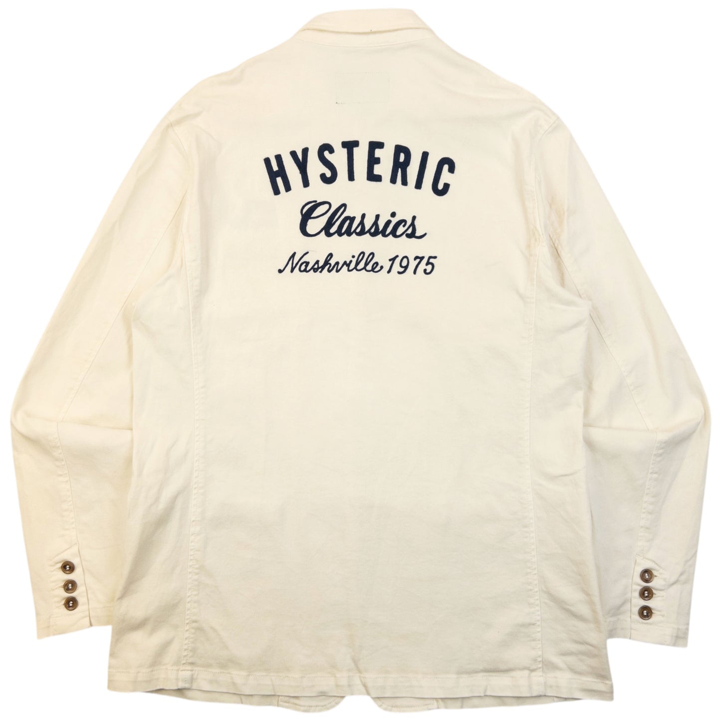 Vintage 2000s Hysteric Glamour Embroidered Button Up Jacket SAMPLE Size M