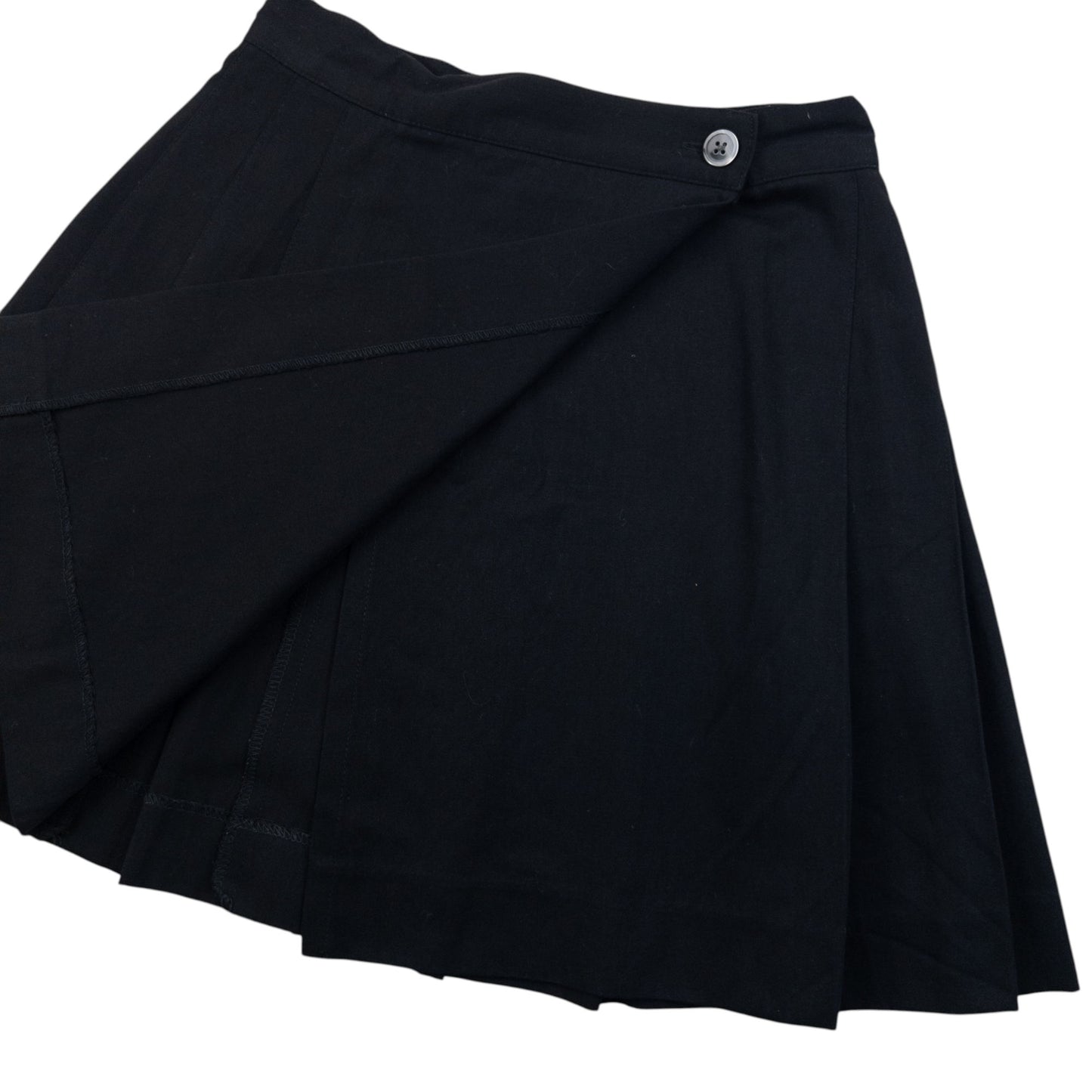 Vintage 90s GAP Pleated Wrap Mini Skirt Womens Size W24