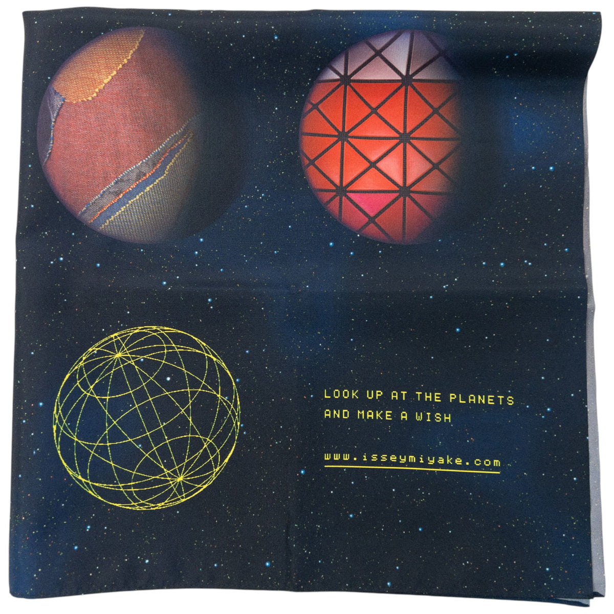 Vintage 2000s Issey Miyake Space Planet Scarf