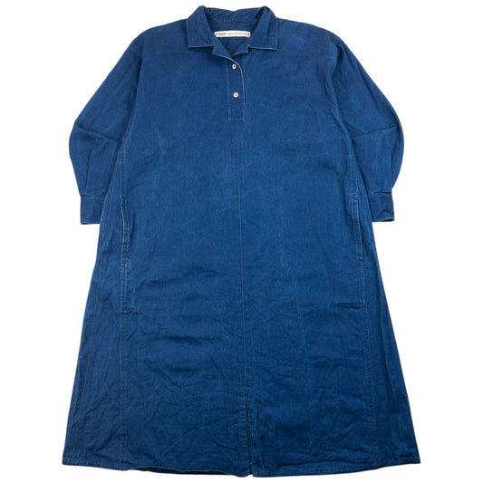 Vintage Comme Des Garçons Denim Shirt Dress Womens Size XL