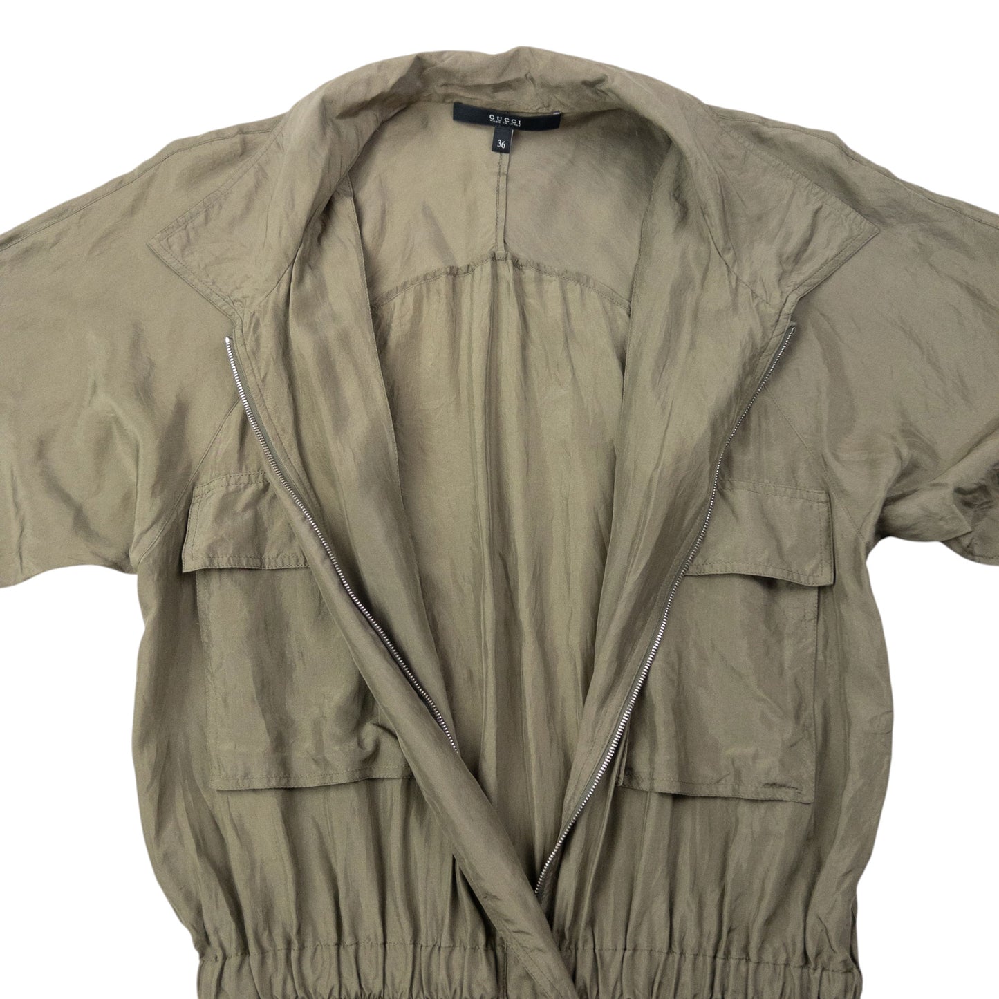 Vintage 2000s Gucci By Tom Ford Silk Jumpsuit Womens Size L