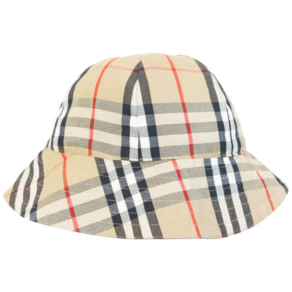 Vintage 90s Burberry Nova Check Reversible Bucket Hat