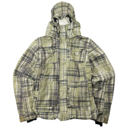 Vintage 2000s Oakley Pattern Zip Up Snowboarding Jacket Size XS