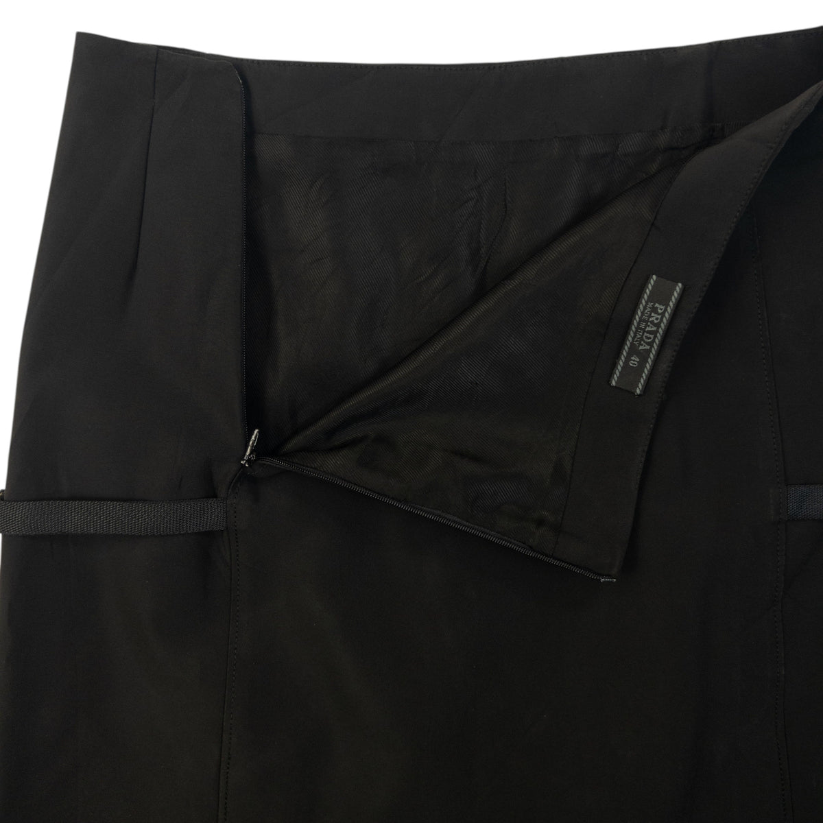 Vintage 2000 Prada Buckle Detail Skirt Womens Size W26