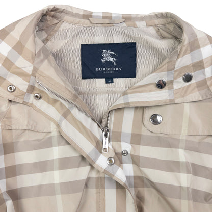 Vintage Burberry Nova Check Trench Jacket Womens Size M
