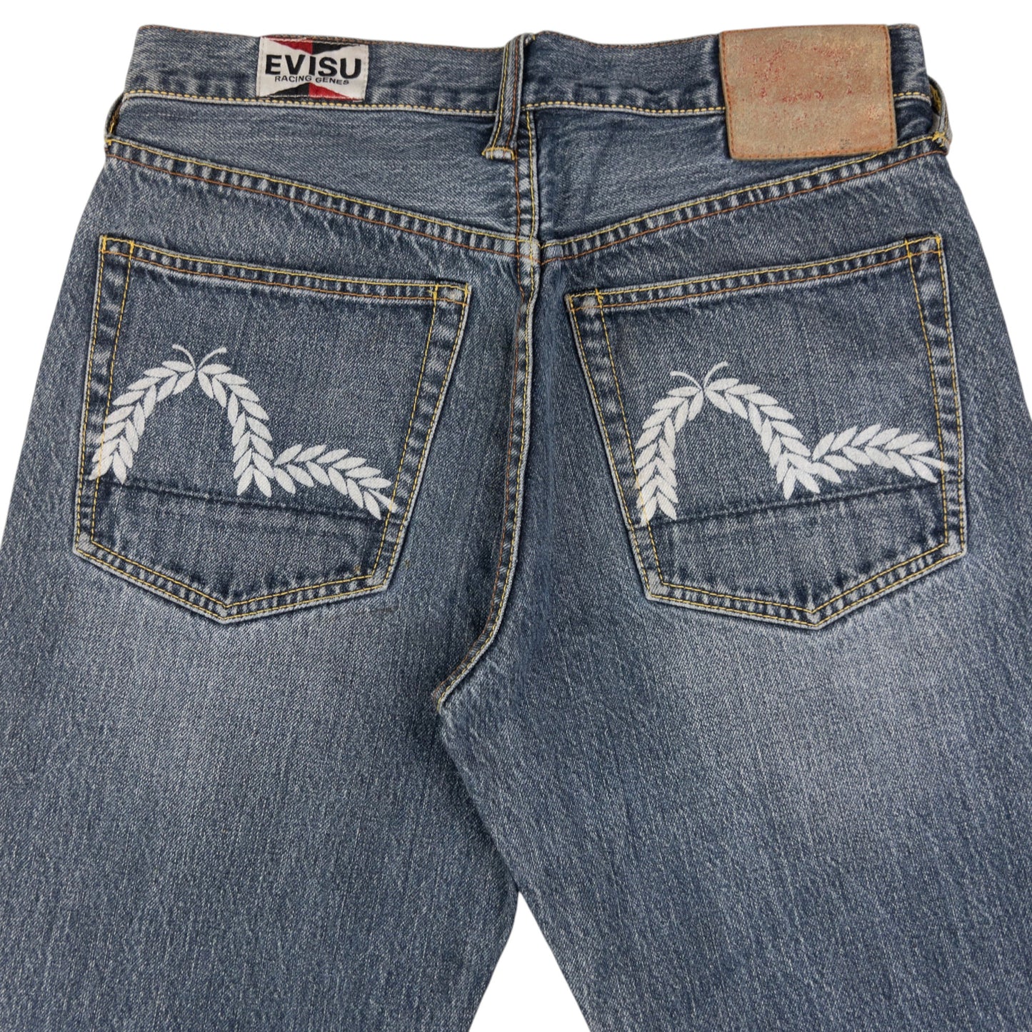 Vintage Evisu Double Wheat Gull Japanese Denim Jeans Size W29