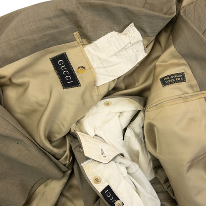 Vintage 90s Gucci Jacket & Trousers Suit Set Size XL