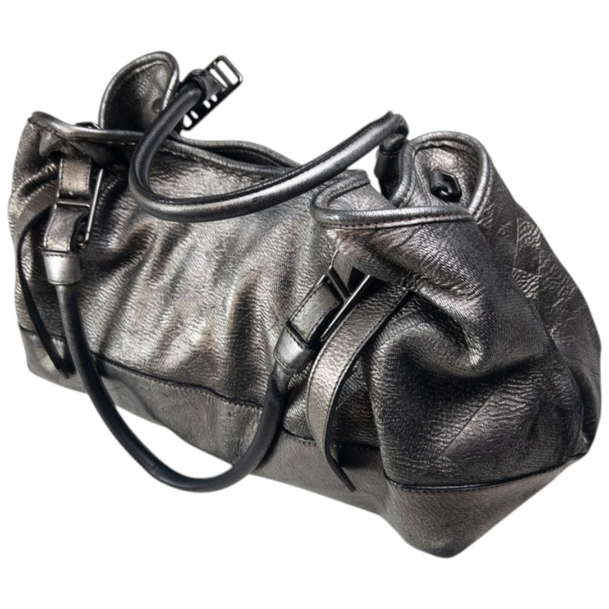 Vintage Burberry Metallic Nova Check Shoulder Bag