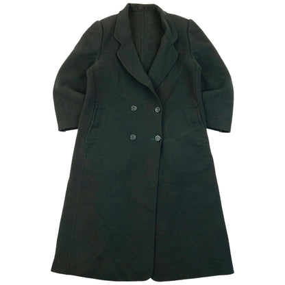 Vintage 90s Burberry Longline Wool Jacket Womens Size L