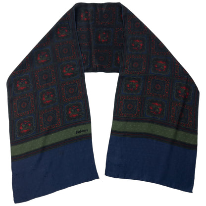 Vintage 80s Burberry Silk Scarf