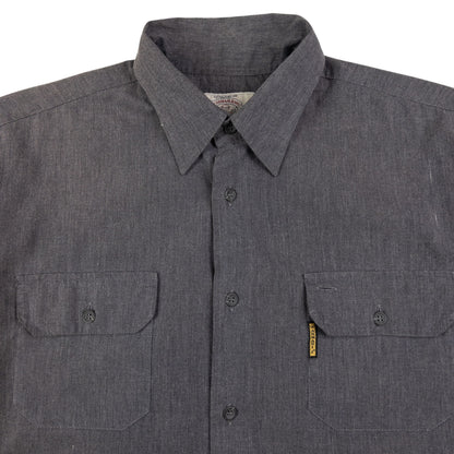 Vintage Armani Jeans Long Sleeve Button Up Shirt Size L
