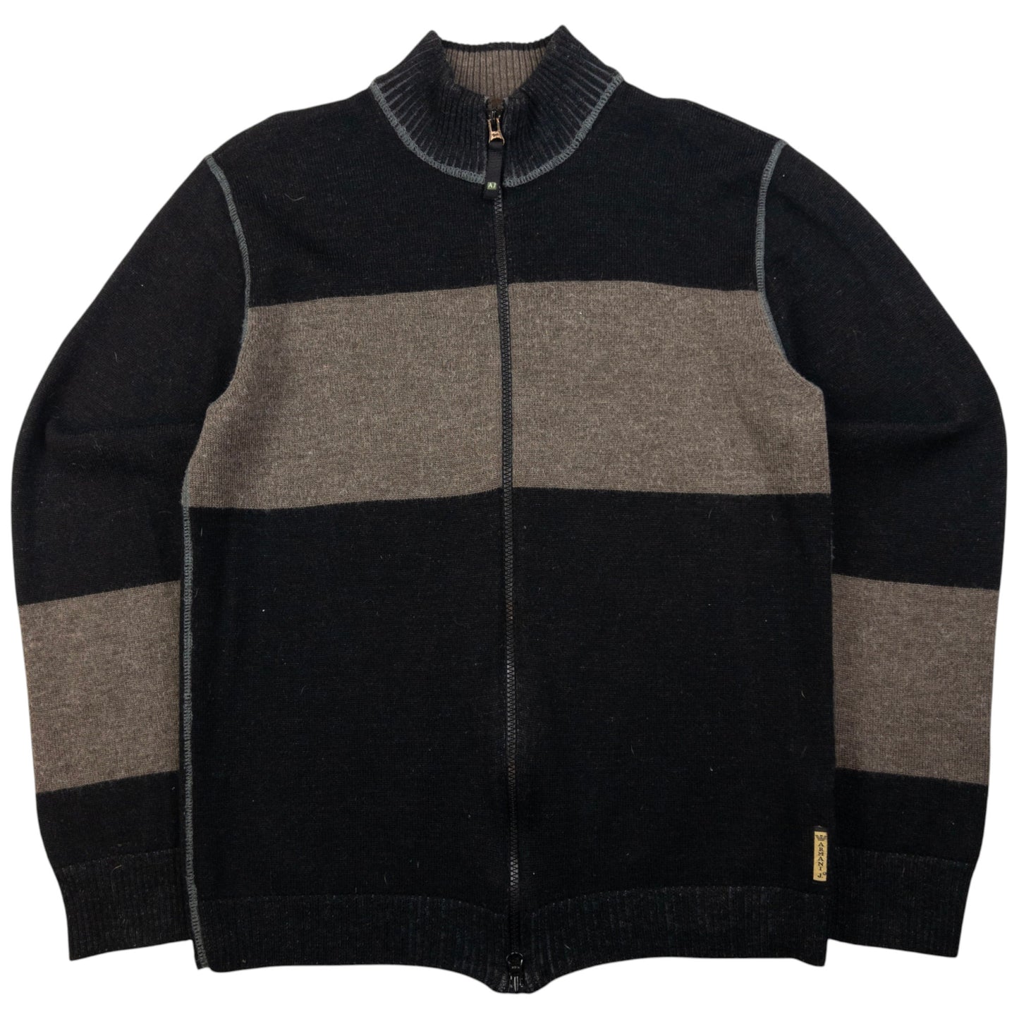 Vintage Armani Jeans Zip Up Jumper Size S