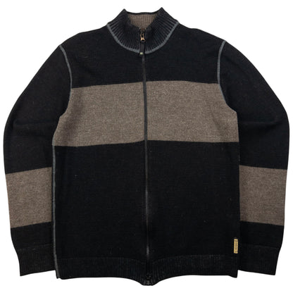 Vintage Armani Jeans Zip Up Jumper Size S