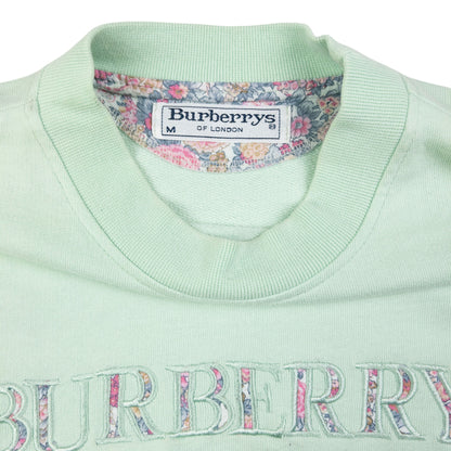 Vintage Burberry Embroidered Sweatshirt Size XS