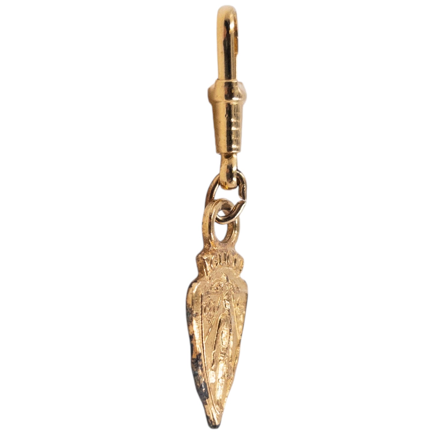 Vintage 90s Gucci Embossed Shopping Knight Charm