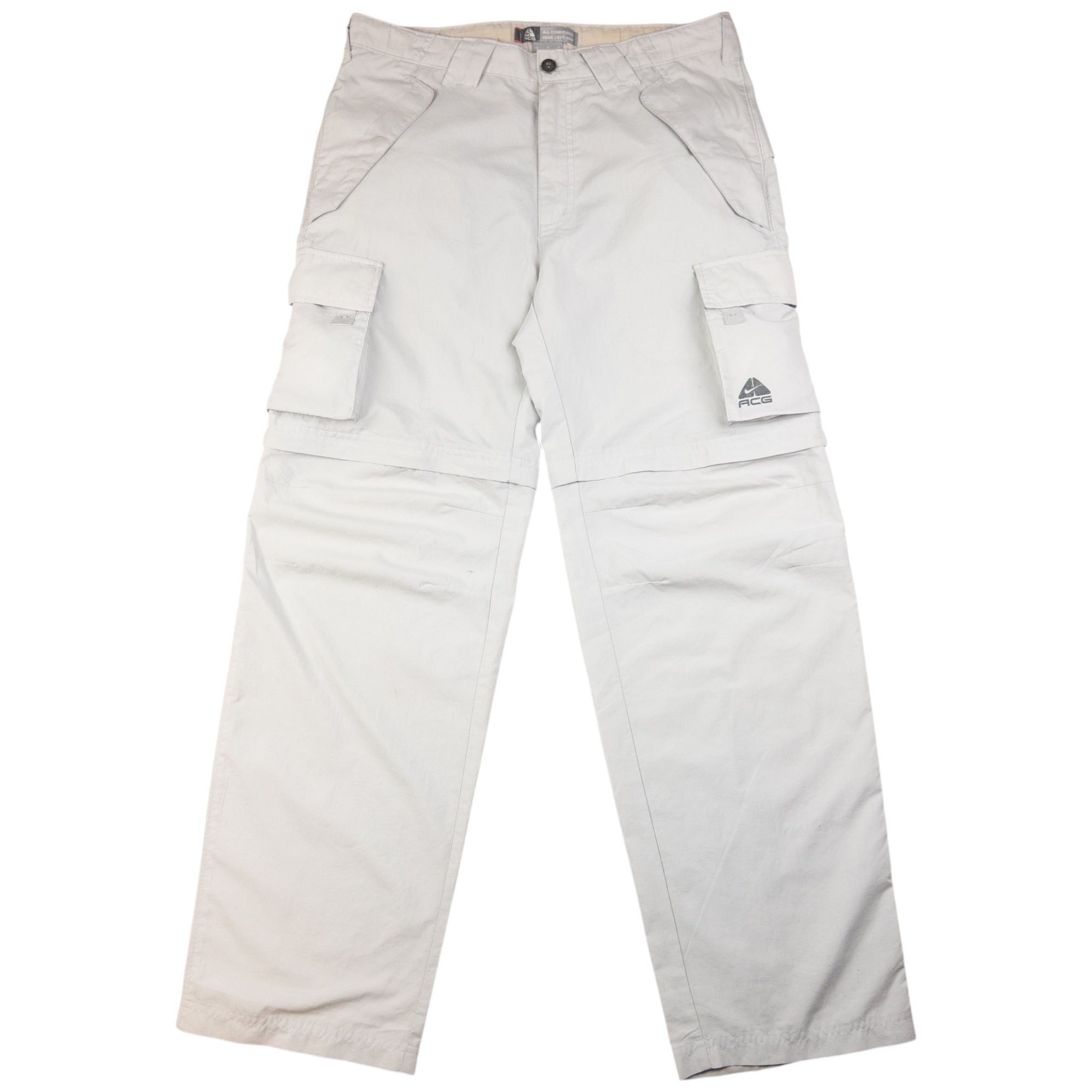 Vintage Nike ACG Zip Off Cargo Trousers Size W34
