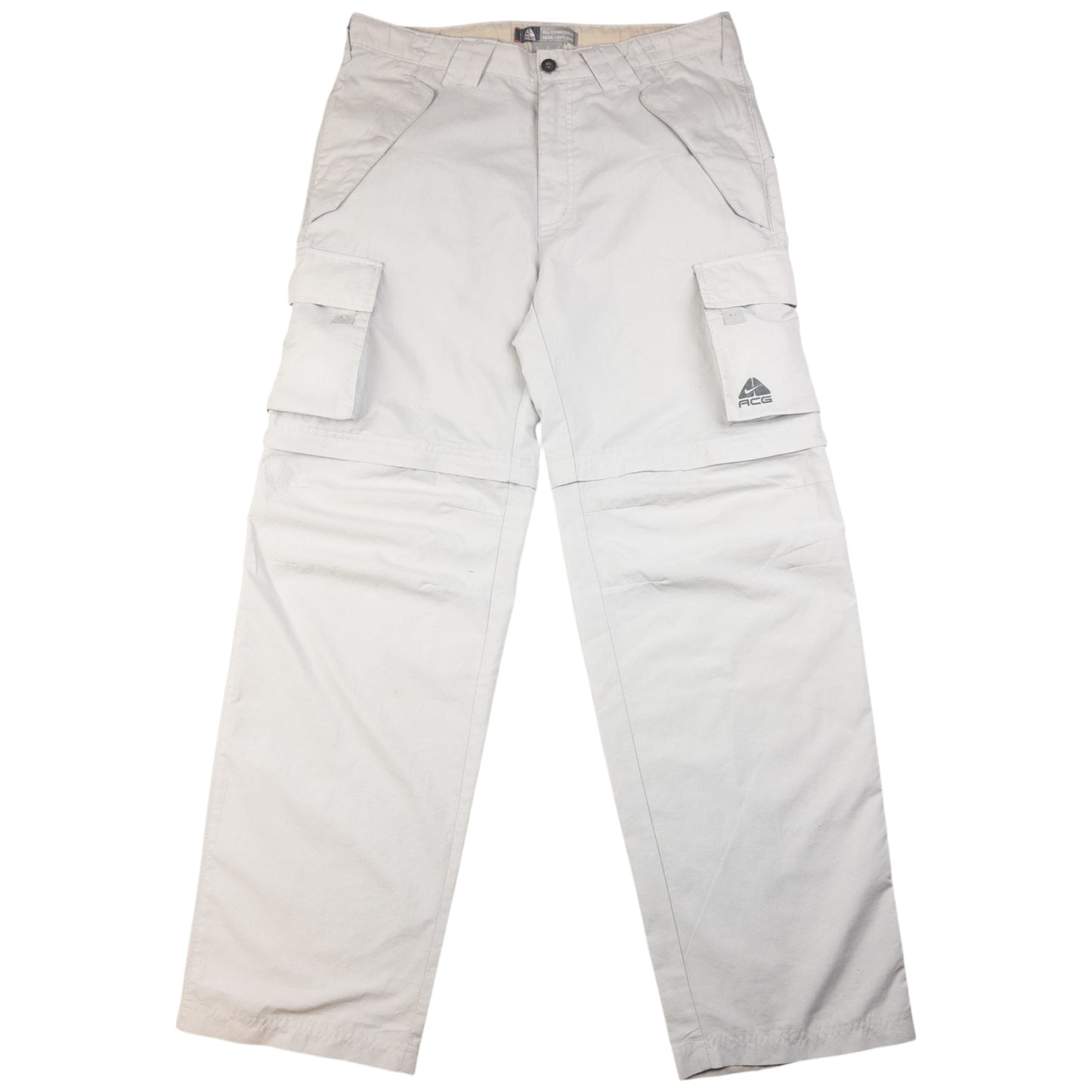 Vintage Nike ACG Zip Off Cargo Trousers Size W34