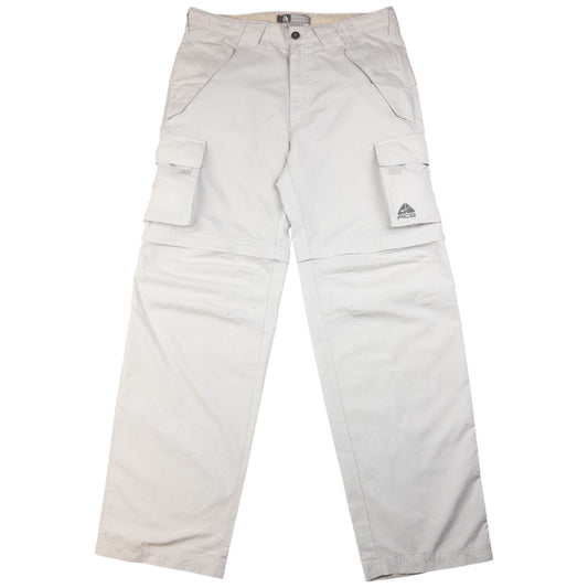 Vintage Nike ACG Zip Off Cargo Trousers Size W34