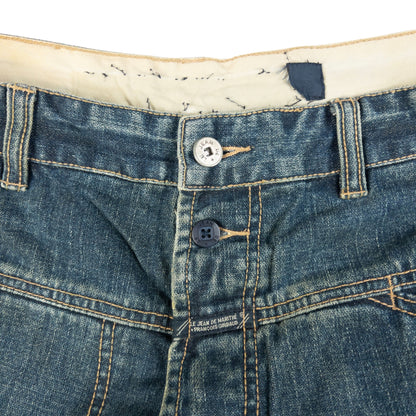 Vintage Marithe + Francois Girbaud Suede Pocket Denim Jeans Size W34