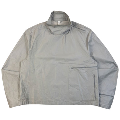 Vintage 1999 Miu Miu Asymmetric Q Zip Jacket in grey, multi zip pockets