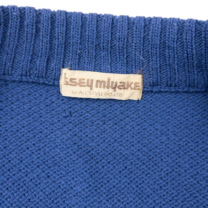 Vintage 80s Issey Miyake Knitted Wrap Cardigan Size S