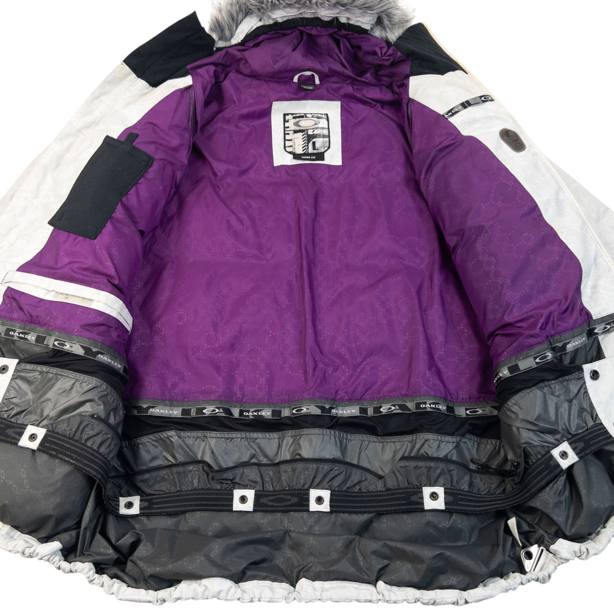 Vintage 2000s Oakley Zip Up Puffer Snowboarding Jacket Size XL