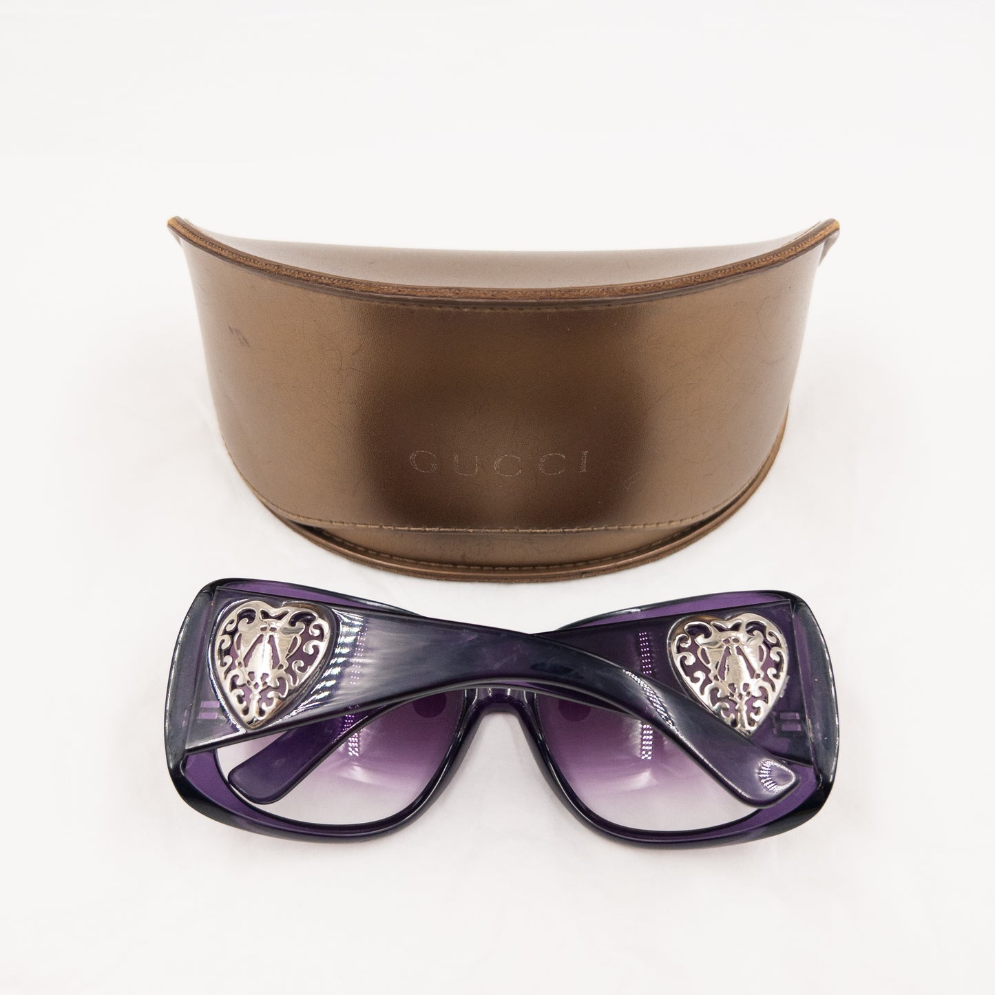 Vintage 2000s Gucci Heart Cut-Out Sunglasses