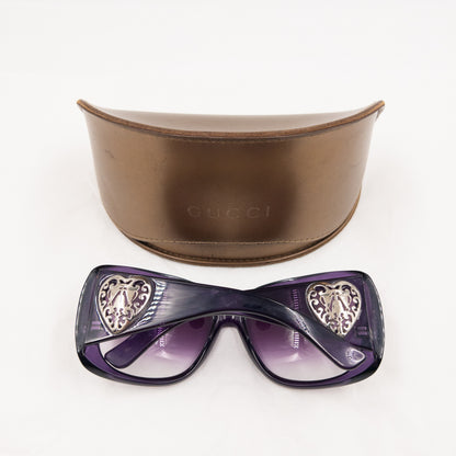 Vintage 2000s Gucci Heart Cut-Out Sunglasses