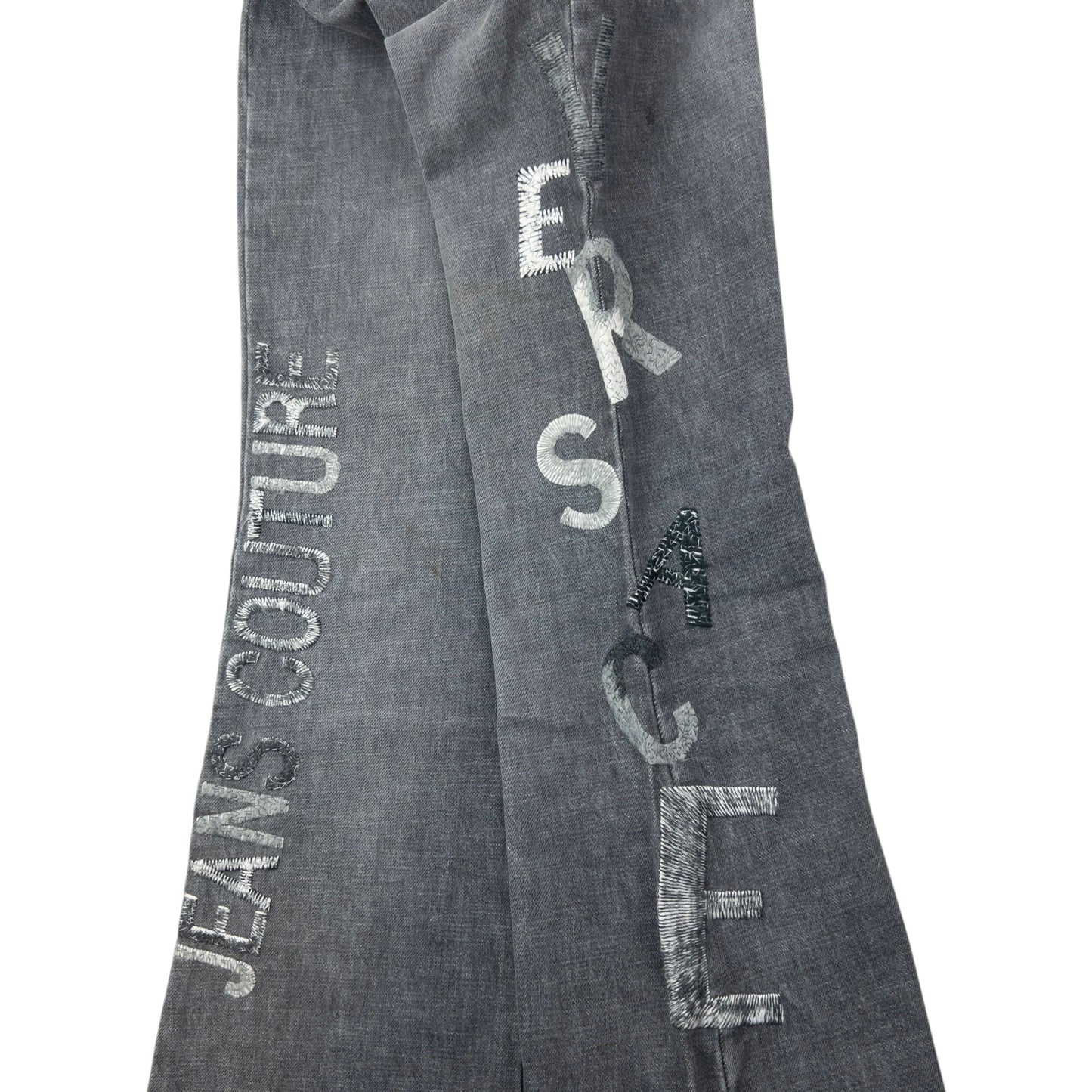 Vintage 2000s Versace Jeans Couture Embroidered Denim Jeans Womens Size W29